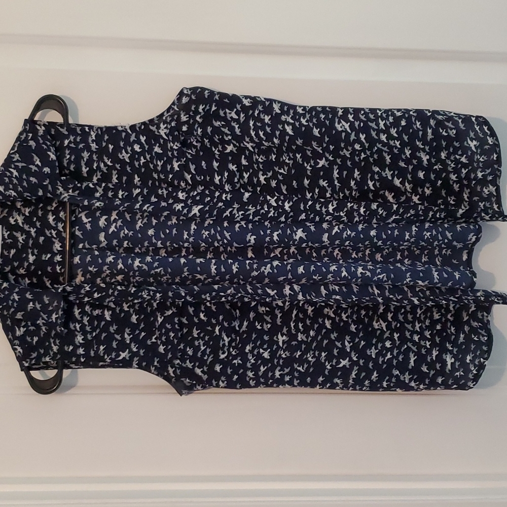 Sleeveless button down